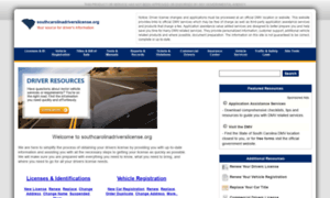 Southcarolinadriverslicense.org thumbnail