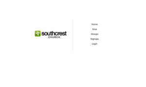 Southcrest.churchcenter.com thumbnail