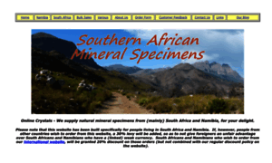 Southernafricanmineralspecimens.co.za thumbnail