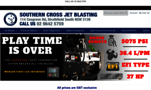 Southerncrossjetblasting.com thumbnail