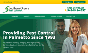 Southerngreenspestcontrol.com thumbnail