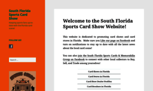 Southfloridasportscardshow.com thumbnail
