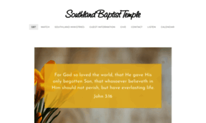 Southlandbaptisttemple.com thumbnail