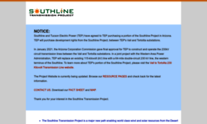 Southlinetransmissionproject.com thumbnail