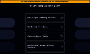 Southoccarpetcleaning.com thumbnail
