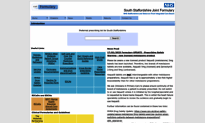 Southstaffordshirejointformulary.nhs.uk thumbnail