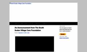 Southsudanvillagecare.org thumbnail