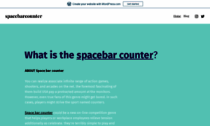 Spacebarcounter.wordpress.com thumbnail
