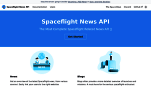 Spaceflightnewsapi.net thumbnail