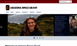 Spacegrant.arizona.edu thumbnail