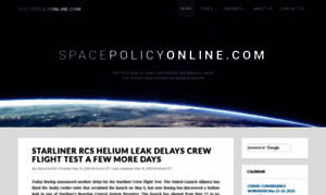 Spacepolicyonline.com thumbnail