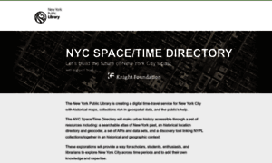 Spacetime.nypl.org thumbnail