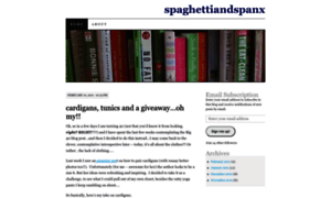 Spaghettiandspanx.wordpress.com thumbnail