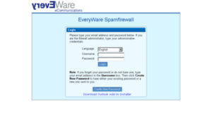 Spamfirewall.everyware.ch thumbnail