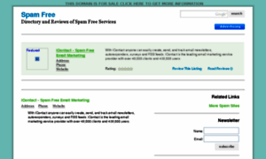 Spamfree.com thumbnail
