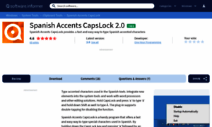 Spanish-accents-capslock.software.informer.com thumbnail