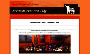 Spanishgardenscafe.com thumbnail