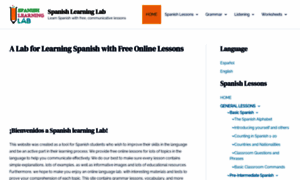 Spanishlearninglab.com thumbnail