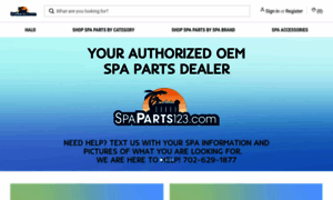 Spaparts123.com thumbnail