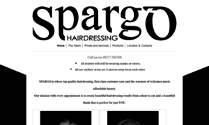 Spargo-hairdressing.net thumbnail