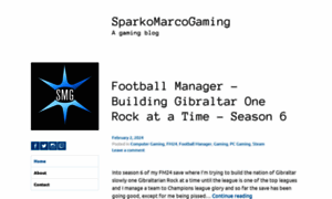 Sparkomarcogaming.wordpress.com thumbnail