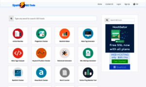 Sparkseotools.com thumbnail