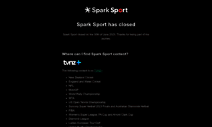 Sparksport.co.nz thumbnail