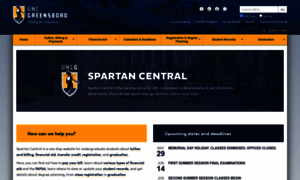 Spartancentral.uncg.edu thumbnail