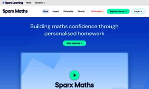 Sparxmaths.com thumbnail