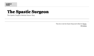 Spasticsurgeon.com thumbnail