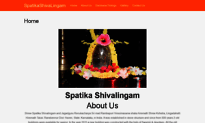 Spatikashivalingaminindia.com thumbnail