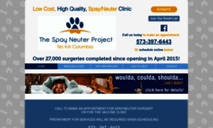 Spayneuterprojectmo.org thumbnail