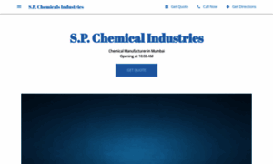 Spchemicalindustries.business.site thumbnail