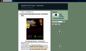 Speak-asia-fraud.blogspot.com thumbnail