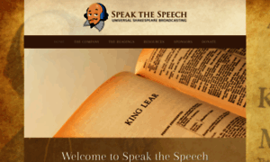 Speak-the-speech.org thumbnail