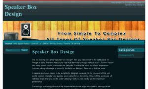 Speakerboxdesign.org thumbnail