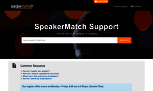 Speakermatch.ladesk.com thumbnail