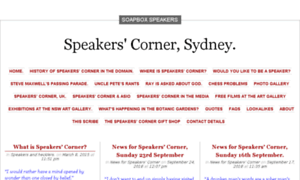 Speakerscorner.org.au thumbnail