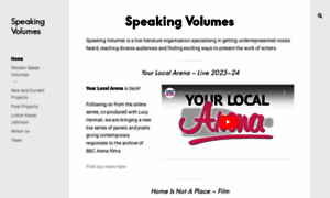 Speaking-volumes.org.uk thumbnail