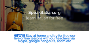 Speakitalian.org thumbnail