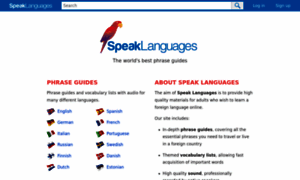 Speaklanguages.co.uk thumbnail