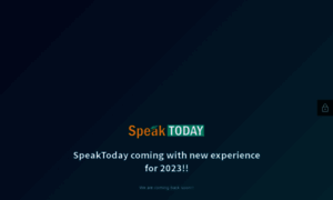 Speaktoday.com thumbnail