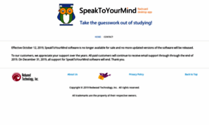 Speaktoyourmind.com thumbnail