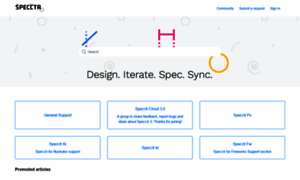 Specctr.zendesk.com thumbnail