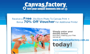 Special.thecanvasfactory.com.au thumbnail