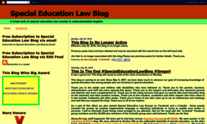 Specialeducationlawblog.blogspot.com thumbnail