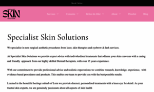 Specialistskinsolutions.com.au thumbnail