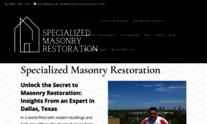 Specializedmasonryrestoration.com thumbnail