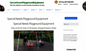 Specialneedsplaygroundequipment.com thumbnail