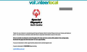 Specialolympicsnorthcarolina.volunteerlocal.com thumbnail